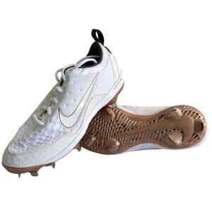 Nike Lunar Hyperdiamond 2 ProSoftball Cleats Women's White Size US9 EU40.5